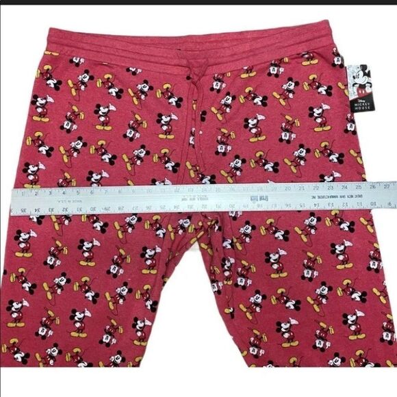 Mickey Mouse Joggers Sweatpants Drawstring Tapered - Picture 7 of 11
